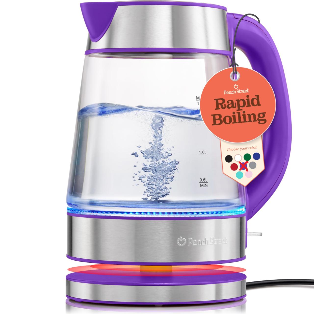 Peach Street Speed-Boil Electric Kettle